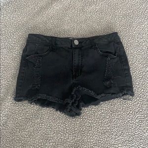 Black Tillys jean shorts